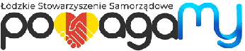 Logo Łódzkie Stowarzyszenie Samorządowe POMAGAMY