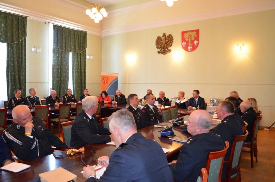 Posiedzenie Zarządu Oddziału Powiatowego Związku OSP RP w Poddębicach