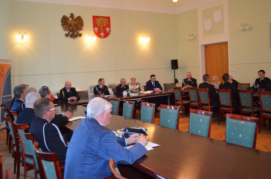 Posiedzenie Zarządu Oddziału Powiatowego Związku OSP RP w Poddębicach
